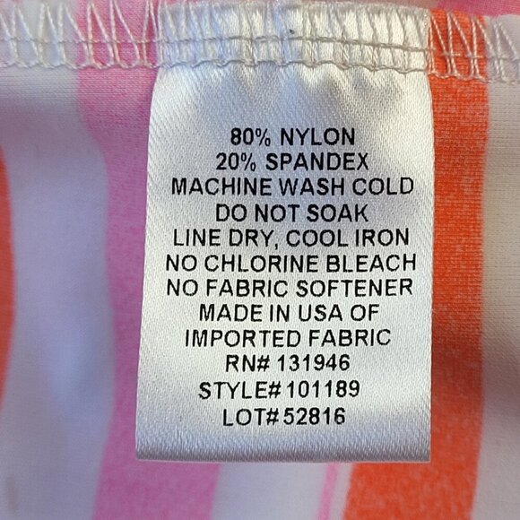 Jude Connally multicolored stripped summer dress fit and flare liquid size M - Picture 7 of 10